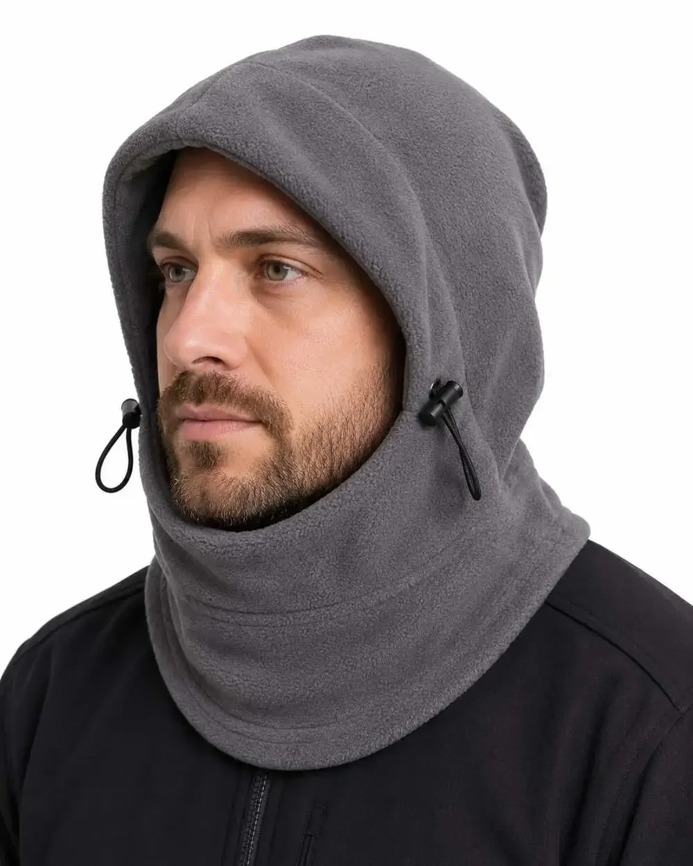 NEW Siruis Survival GRAY Fleece Balaclava Hood Neck Gaiter